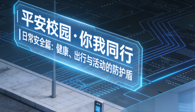 第一篇：《平安校园·你我同行 | 日常安全篇：健康、出行与活动的防护盾》
